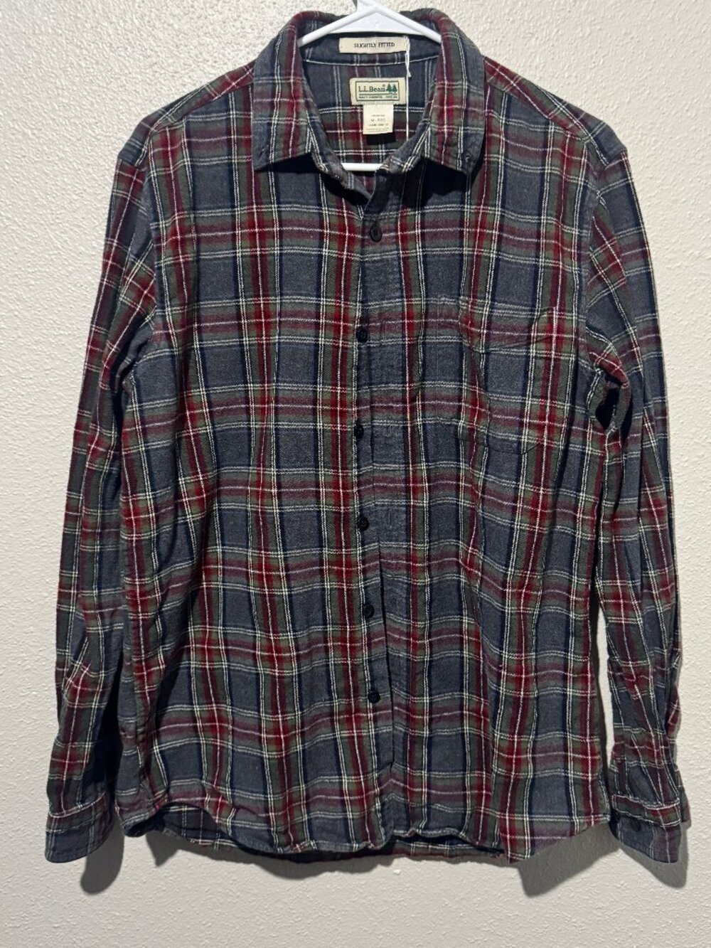 L.L.Bean Men’s Scotch Plaid Flannel Shirt